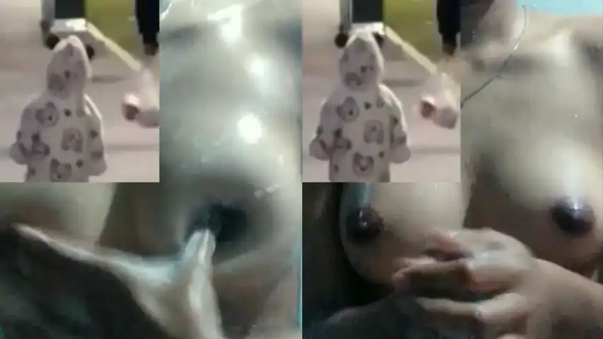 Gadis Tiktoker Mandi Sambil Mainin Tetek